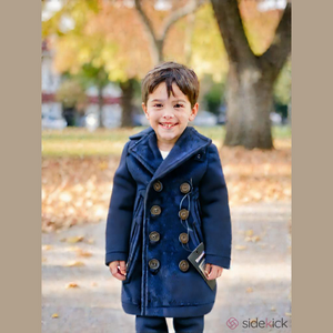 BLAUER USA boys or girls double breasted peacoat NWT